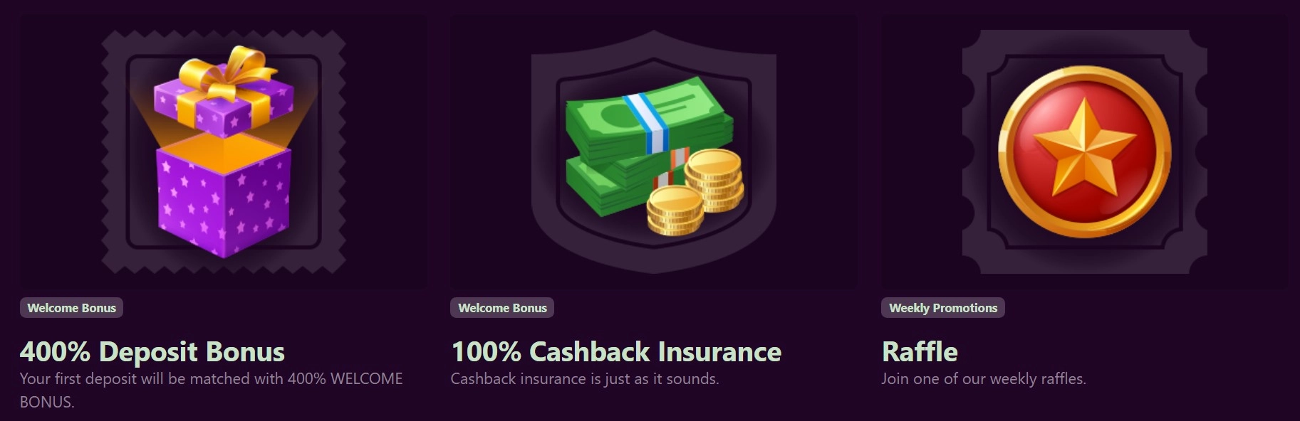 Welcome Bonus